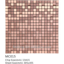 MC015 Aluminium Kunststoff Mosaik Fliesen Decke